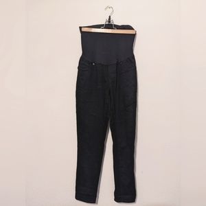 Maternity slim black jeans